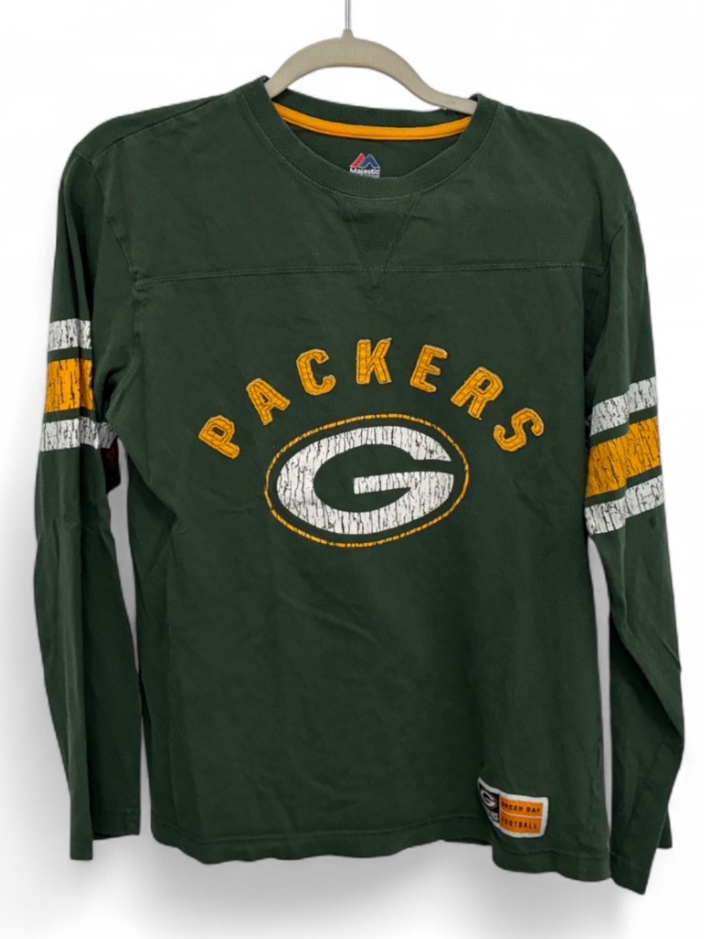 Majestic NFL Green Bay Packers Football Long Sleeve Shirt